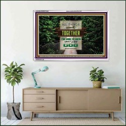 ALL THINGS WORK TOGETHER   Bible Verse Frame Art Prints   (GWAMAZEMENT4340)   