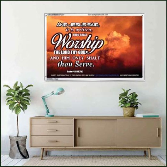 WORSHIP   Home Decor Art   (GWAMAZEMENT6377)   