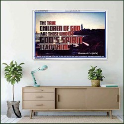 TRUE CHILDREN OF GOD   Christian Quote Framed   (GWAMAZEMENT6538)   "24X32"