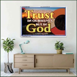 TRUST NOT IN YOURSELVES   Modern Wall Art   (GWAMAZEMENT6690)   "24X32"