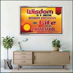 WISDOM   Framed Bible Verse   (GWAMAZEMENT6782)   "24X32"