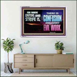 ABSTAIN FROM ENVY AND STRIFE   Scriptural Wall Art   (GWAMAZEMENT8505)   