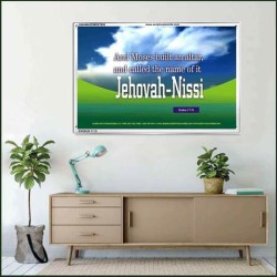 AND MOSES BUILT AN ALTAR   Framed Children Room Wall Decoration   (GWAMAZEMENT855)   
