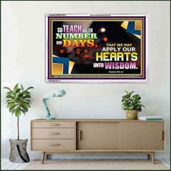 APPLY OUR HEARTS TO WISDOM   Acrylic Frame Picture   (GWAMAZEMENT8912)   