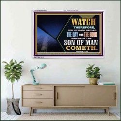 WATCH AND PRAY   Inspiration office art and wall dcor   (GWAMAZEMENT9088)   "24X32"