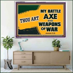 WEAPONS OF WAR   Christian Quotes Framed   (GWAMAZEMENT9434)   "24X32"