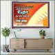 WALK IN MY WAYS AND DO WHAT IS RIGHT   Framed Scripture Art   (GWAMAZEMENT9451)   