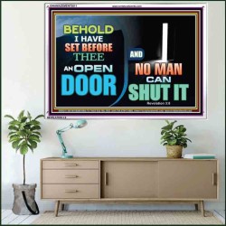 AN OPEN DOOR NO MAN CAN SHUT   Acrylic Frame Picture   (GWAMAZEMENT9511)   