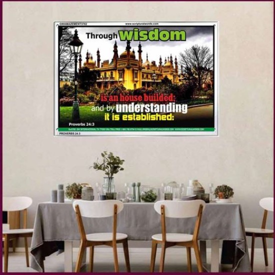 WISDOM AND UNDERSTANDING   Scripture Wall Art   (GWAMAZEMENT3782)   