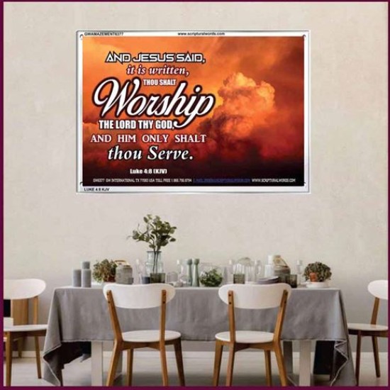 WORSHIP   Home Decor Art   (GWAMAZEMENT6377)   