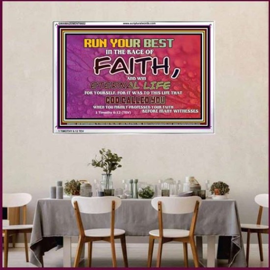 WIN ETERNAL LIFE   Inspiration office art and wall dcor   (GWAMAZEMENT6602)   