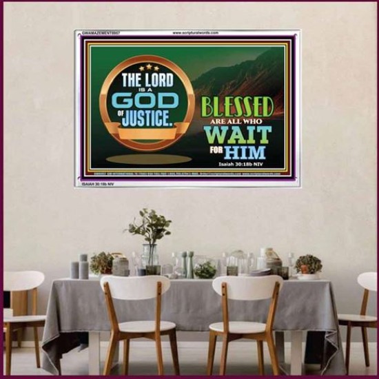 A GOD OF JUSTICE   Kitchen Wall Art   (GWAMAZEMENT8957)   