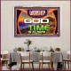 WORSHIP GOD FOR THE TIME IS AT HAND   Acrylic Glass framed scripture art   (GWAMAZEMENT9500)   