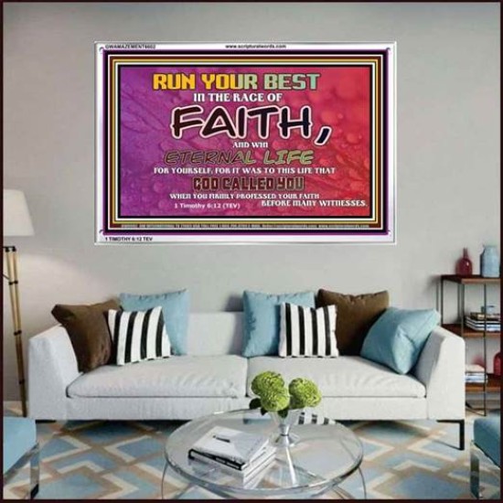 WIN ETERNAL LIFE   Inspiration office art and wall dcor   (GWAMAZEMENT6602)   