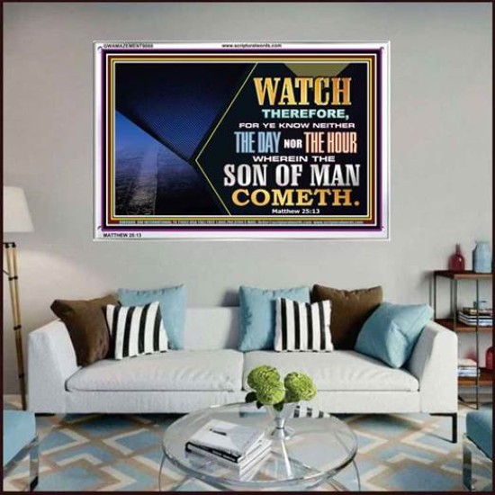 WATCH AND PRAY   Inspiration office art and wall dcor   (GWAMAZEMENT9088)   