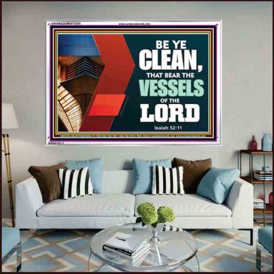 VESSELS OF THE LORD   Frame Bible Verse Art    (GWAMAZEMENT9295)   