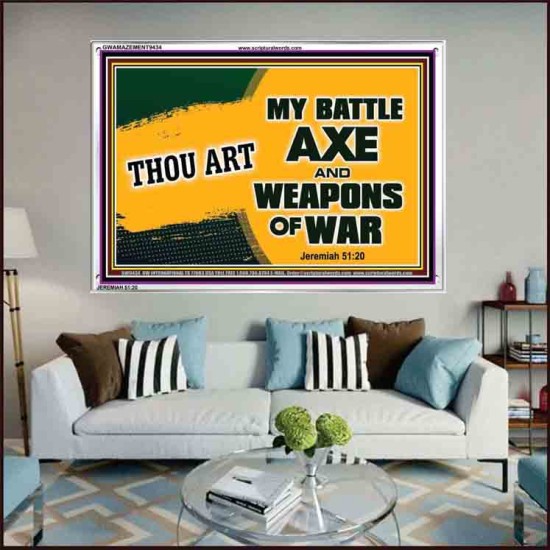 WEAPONS OF WAR   Christian Quotes Framed   (GWAMAZEMENT9434)   