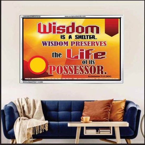 WISDOM   Framed Bible Verse   (GWAMAZEMENT6782)   