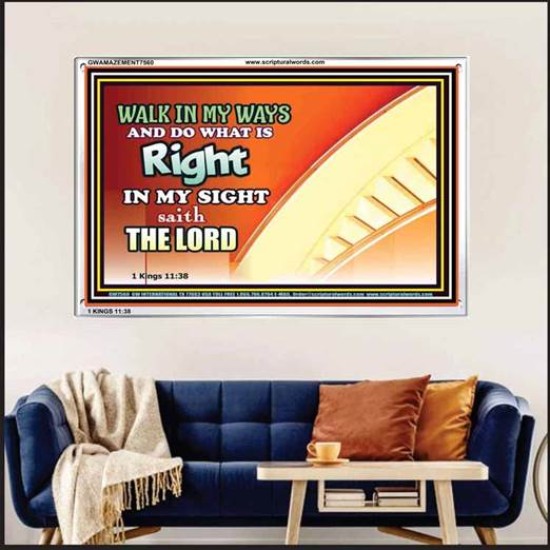 WALK IN MY WAY   New Wall Dcor   (GWAMAZEMENT7560)   