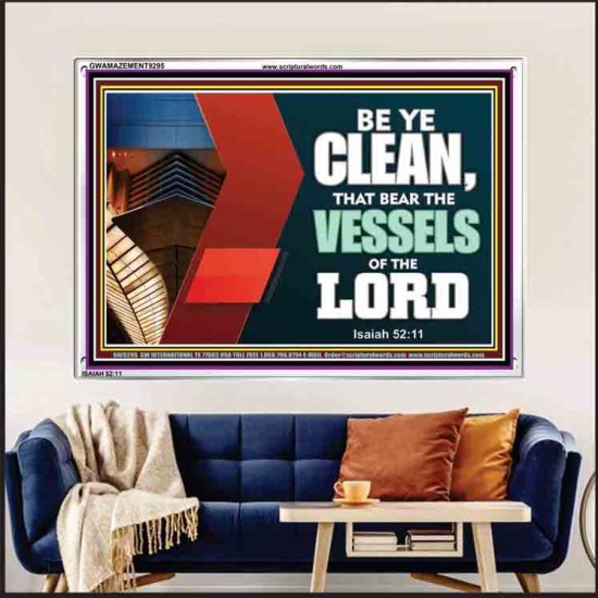 VESSELS OF THE LORD   Frame Bible Verse Art    (GWAMAZEMENT9295)   