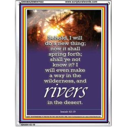 A NEW THING DIVINE BREAKTHROUGH   Printable Bible Verses to Framed   (GWAMAZEMENT022)   