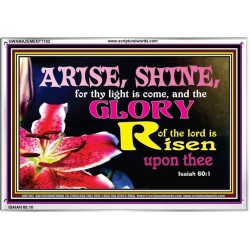 ARISE AND SHINE   Bible Verse Frame   (GWAMAZEMENT1102)   