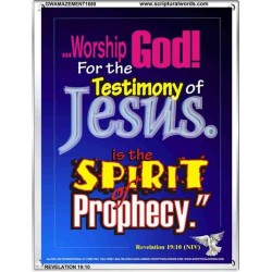 WORSHIP GOD   Bible Verse Framed for Home Online   (GWAMAZEMENT1680)   "24X32"