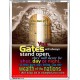 YOUR GATES WILL ALWAYS STAND OPEN   Large Frame Scripture Wall Art   (GWAMAZEMENT1684)   
