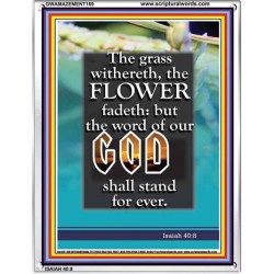 THE WORD STAND FOREVER   Bible Verses    (GWAMAZEMENT169)   