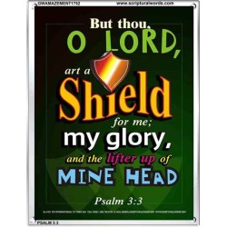 A SHIELD FOR ME   Bible Verses For the Kids Frame    (GWAMAZEMENT1752)   "24X32"