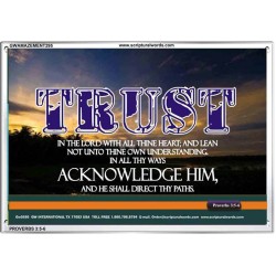 TRUST IN THE LORD   Modern Wall Art   (GWAMAZEMENT295)   "24X32"