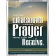 WHATSOEVER YOU ASK IN PRAYER   Contemporary Christian Poster   (GWAMAZEMENT306)   