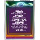 WITH ALL THY HEART   Scriptural Portrait Acrylic Glass Frame   (GWAMAZEMENT3306B)   