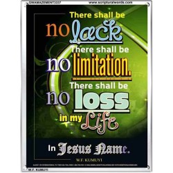 THERE SHALL BE NO LOSS   Frame Biblical Paintings   (GWAMAZEMENT3337)   
