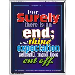 THINE EXPECTATION   Bible Verse Picture Frame Gift   (GWAMAZEMENT3400)   