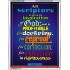 ALL SCRIPTURE   Christian Quote Frame   (GWAMAZEMENT3495)   "24X32"