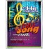 A NEW SONG IN MY MOUTH   Framed Office Wall Decoration   (GWAMAZEMENT3684)   "24X32"