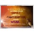 UPHOLD THE WEAK   Inspirational Wall Art Frame   (GWAMAZEMENT4008)   "24X32"