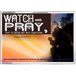 WATCH AND PRAY   Church office Paintings   (GWAMAZEMENT4154)   "24X32"