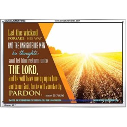 WICKEDNESS   Contemporary Christian Wall Art   (GWAMAZEMENT4758)   "24X32"