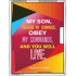 YOU WILL LIVE   Bible Verses Frame for Home   (GWAMAZEMENT4788)   "24X32"