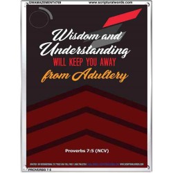 WISDOM AND UNDERSTANDING   Bible Verses Framed for Home   (GWAMAZEMENT4789)   "24X32"