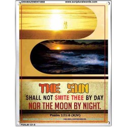 THE SUN SHALL NOT SMITE THEE   Bible Verse Art Prints   (GWAMAZEMENT4868)   