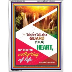 WELLSPRING OF LIFE   Christian Artwork Frame   (GWAMAZEMENT4890)   "24X32"