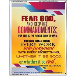 WHOLE DUTY OF MAN   Inspiration Frame   (GWAMAZEMENT5130)   "24X32"