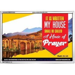 A HOUSE OF PRAYER   Scripture Art Prints   (GWAMAZEMENT5422)   "24X32"