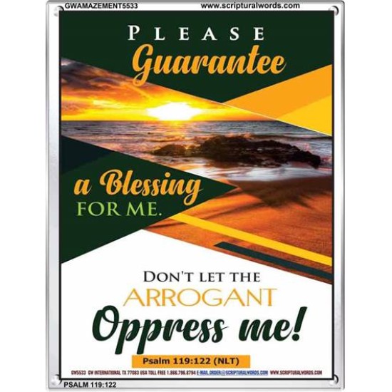 A BLESSING FOR ME   Scripture Art Prints   (GWAMAZEMENT5533)   