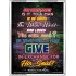 WHAT WILL A MAN GIVE IN EXCHANGE FOR HIS SOUL   Wall Art Poster   (GWAMAZEMENT6365)   "24X32"