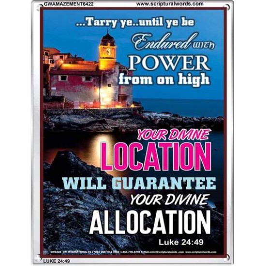 YOU DIVINE LOCATION   Printable Bible Verses to Framed   (GWAMAZEMENT6422)   