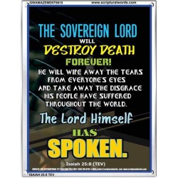 THE SOVEREIGN LORD   Framed Office Wall Decoration   (GWAMAZEMENT6615)   